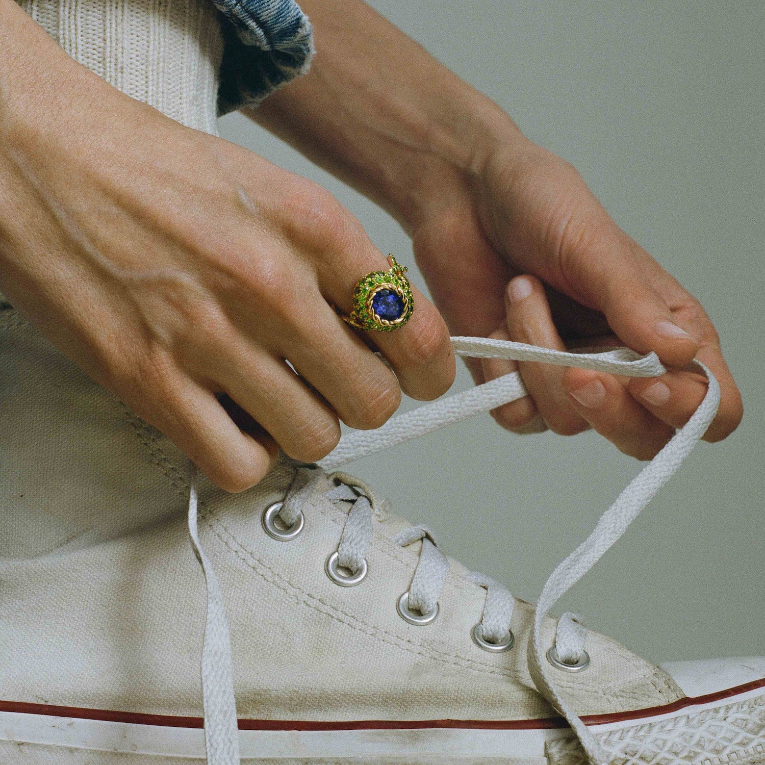 Blue Velvet Ring - Image 3