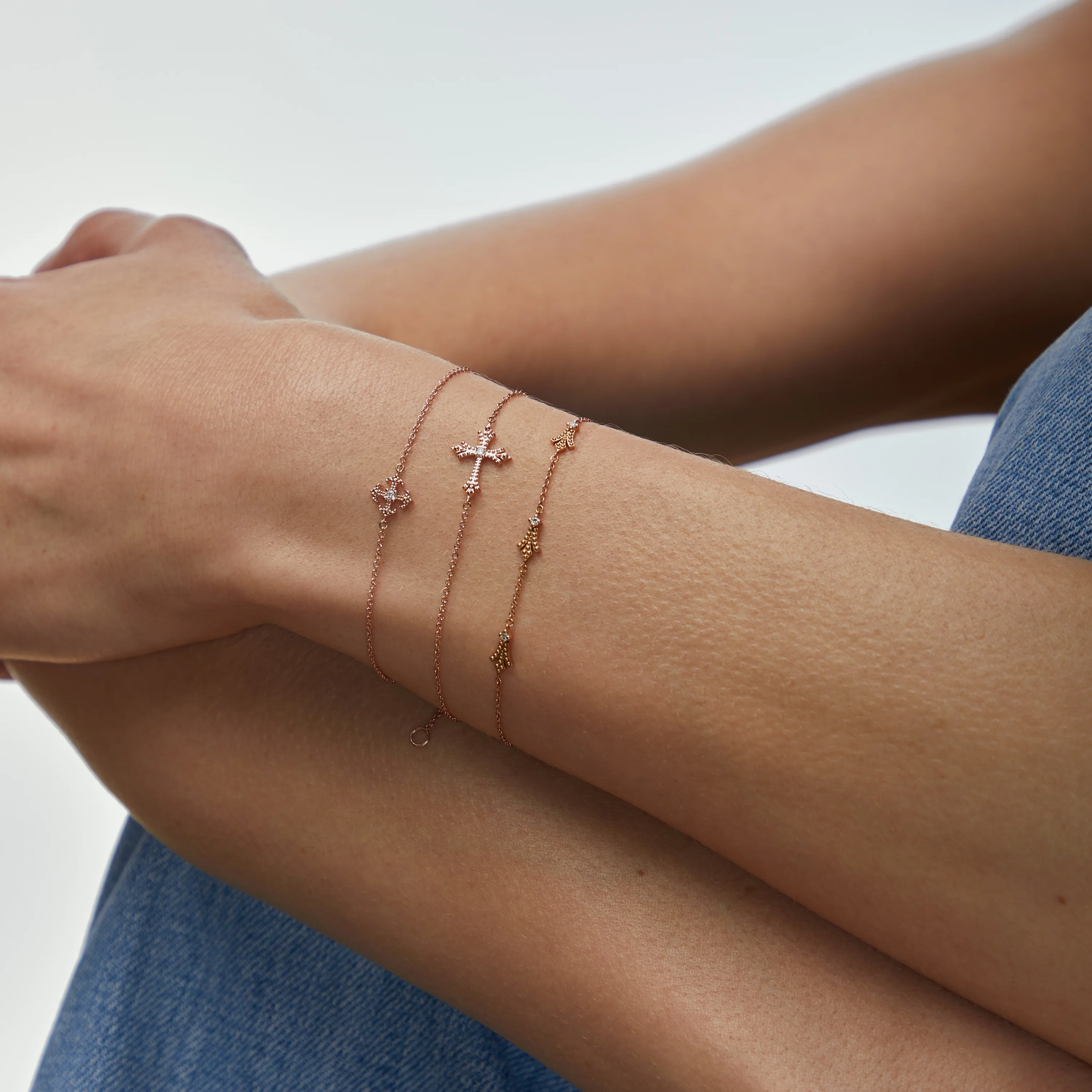 George Bracelet 3 diamonds patterns - Image 3