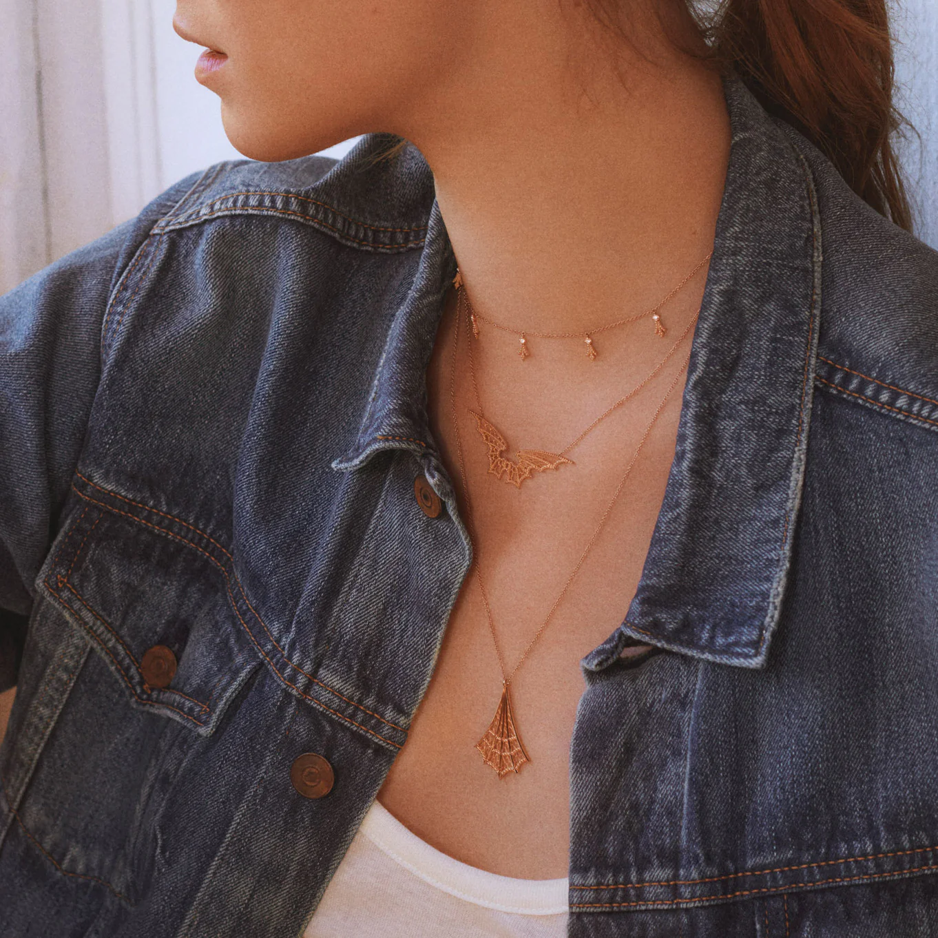 George Necklace 5 patterns Diamonds - Image 3