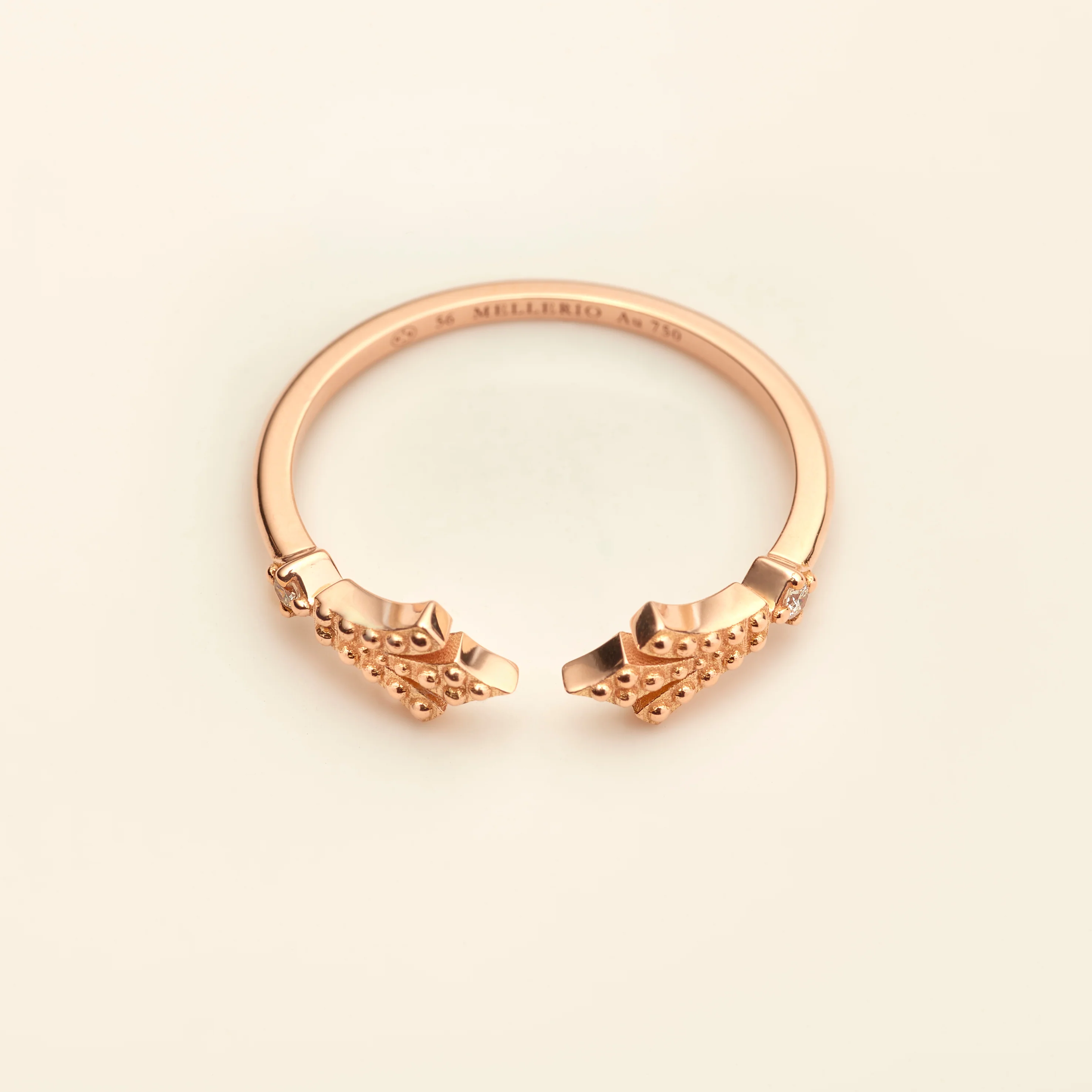 George Ring 2 patterns diamonds - Image 3