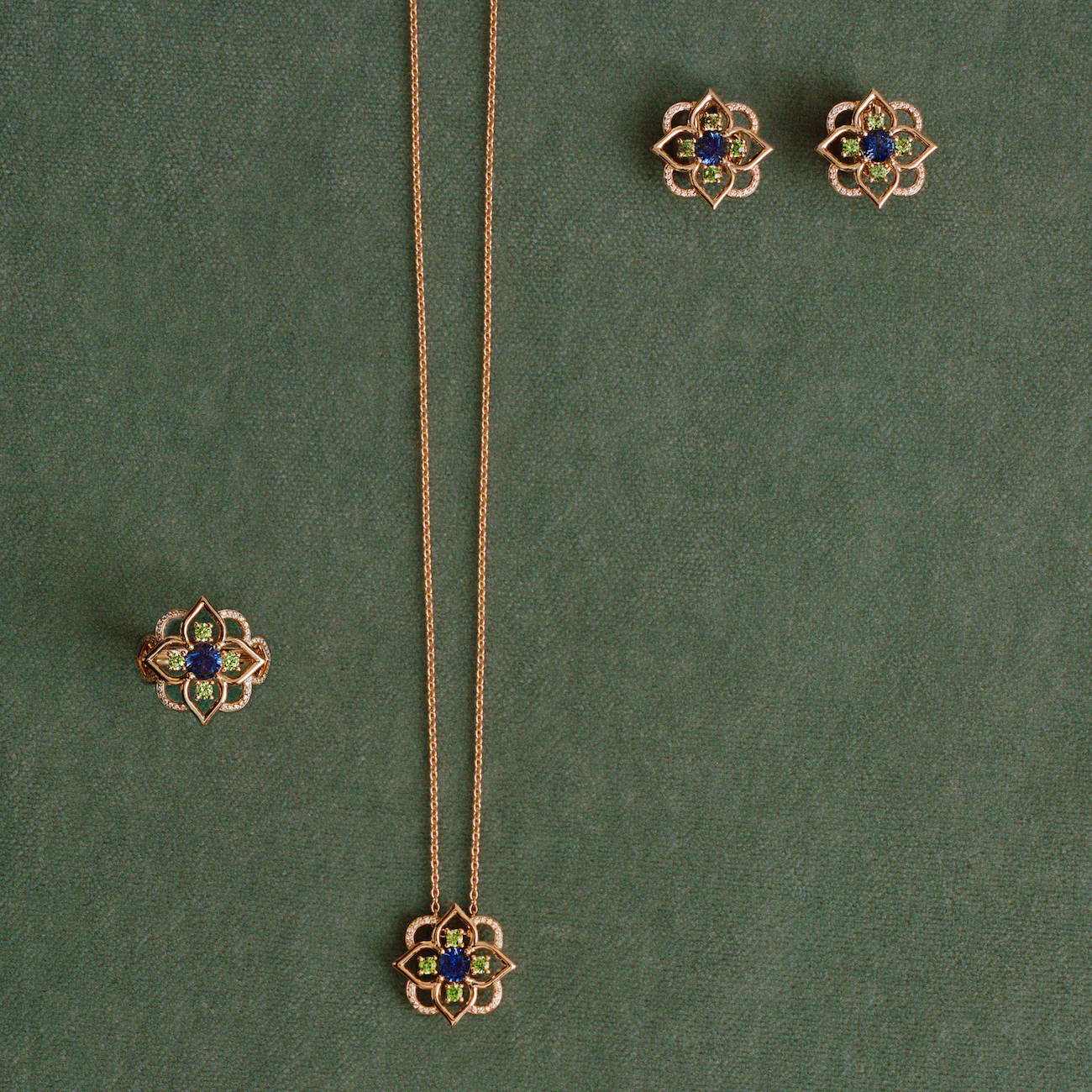 Giardino Necklace Sapphire - Image 3