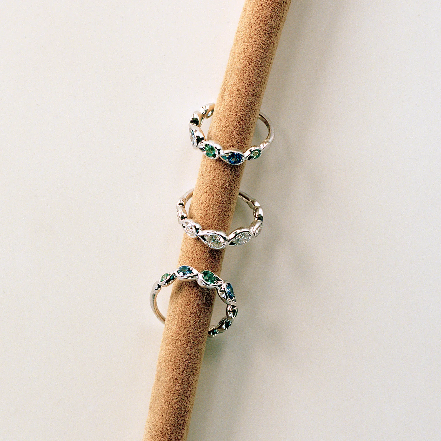 Indra Band Diamonds White gold - Image 5