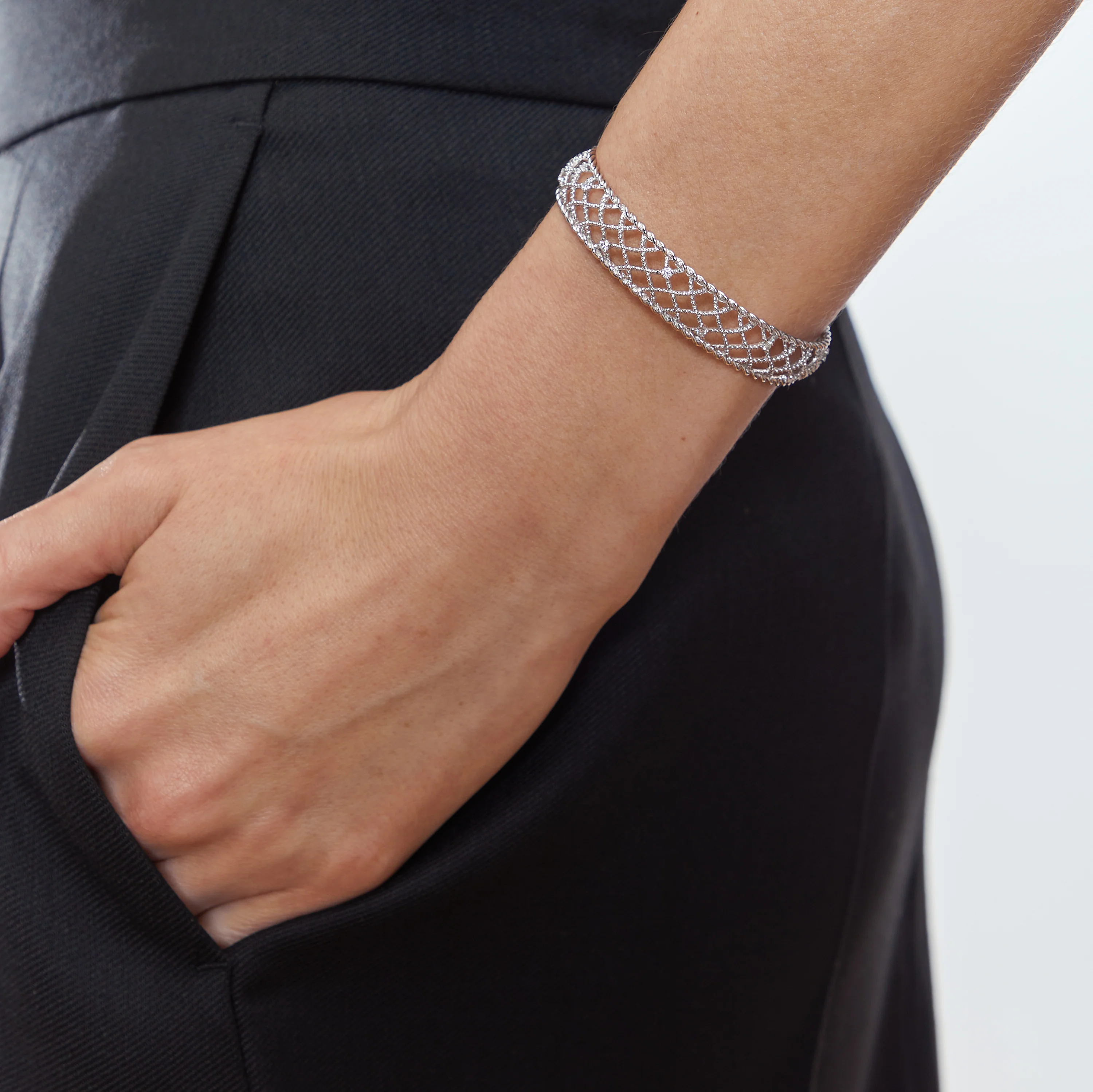 Maglia Bangle White gold - Image 4