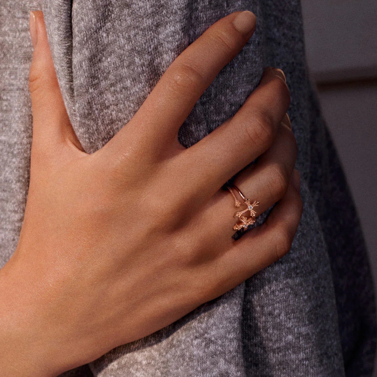 Maria Open Ring diamond - Image 5