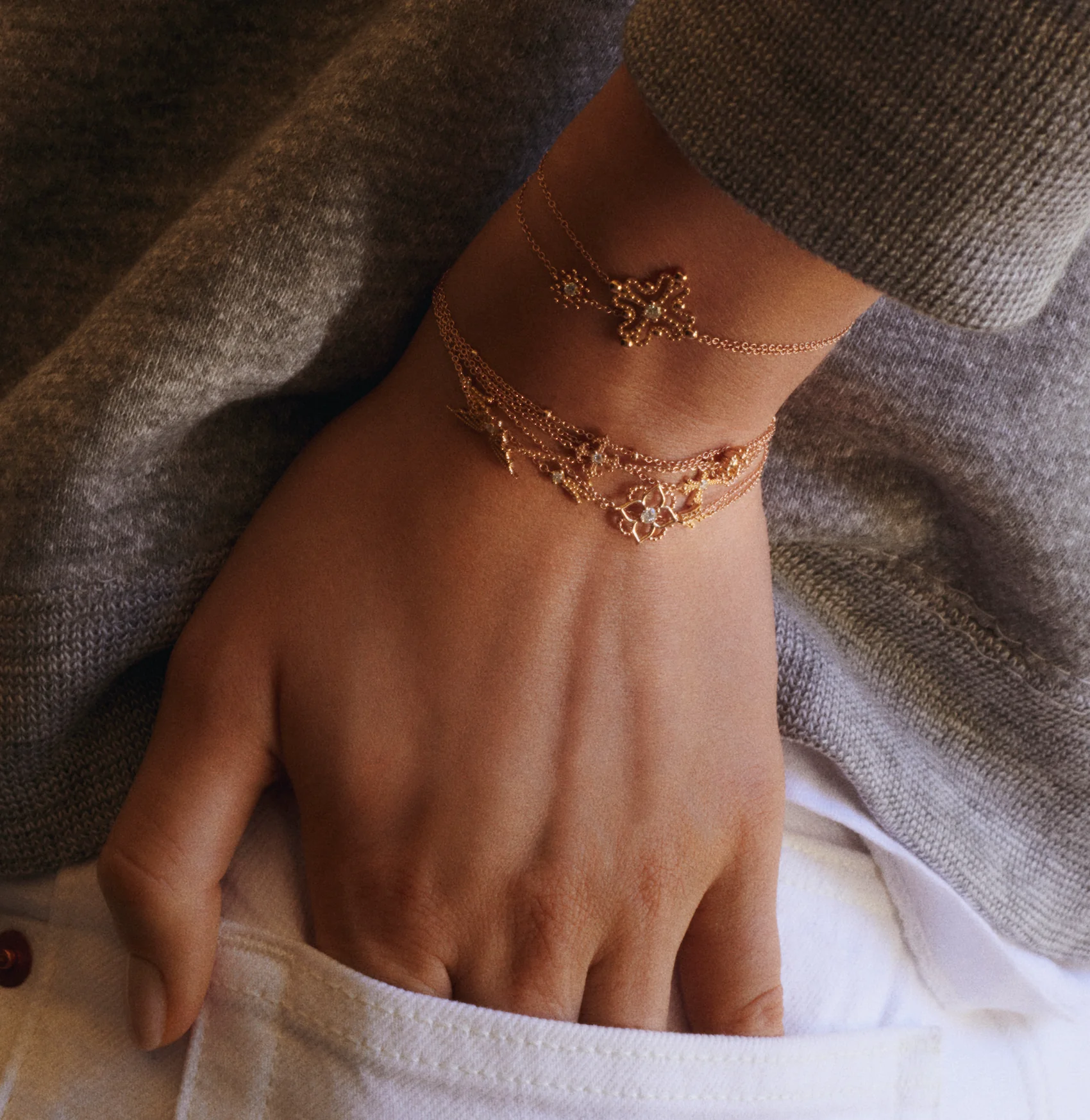 Mini Giardino Bracelet Diamond - Image 4