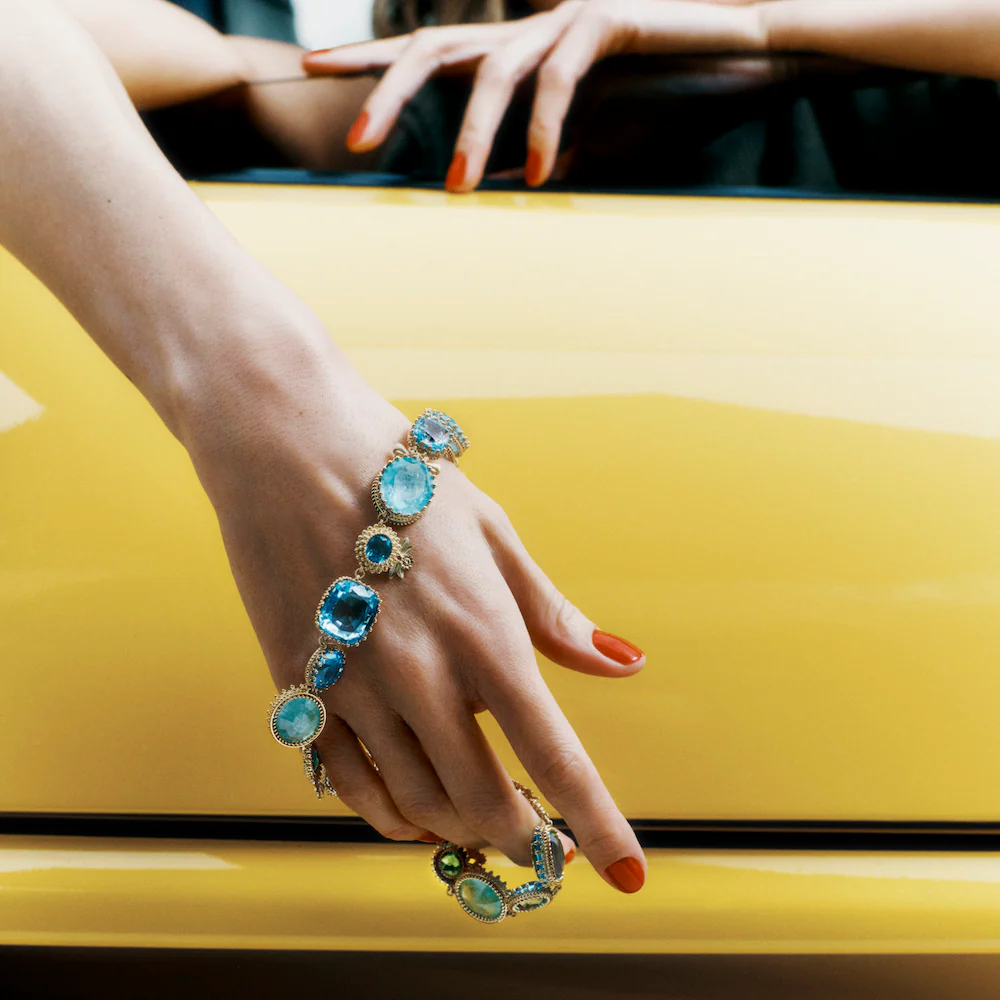 Pierreries Necklace Blue - Image 4