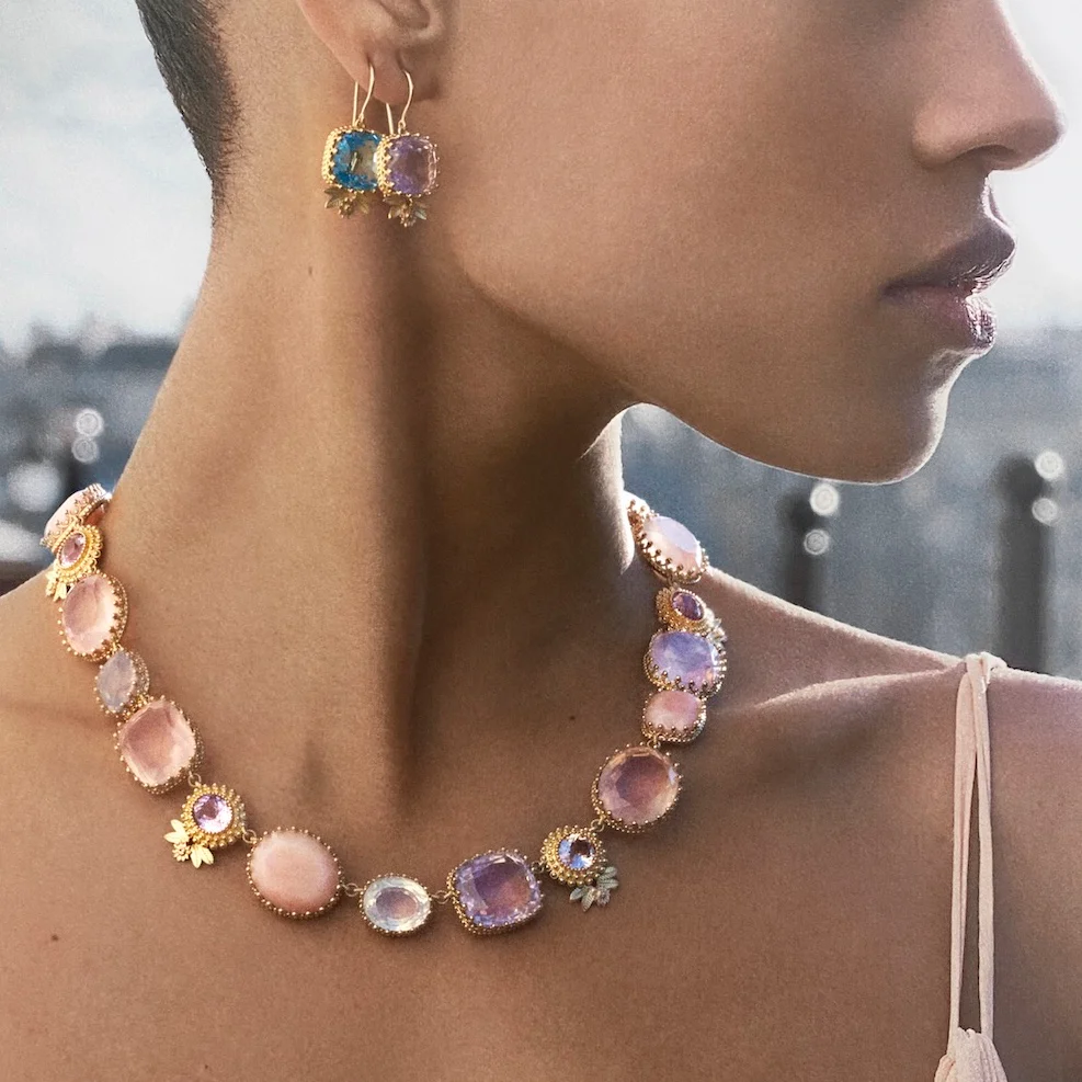 Pierreries Necklace Rose - Image 4